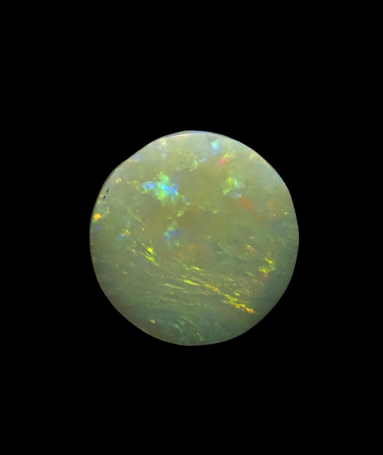 LIGHNING RIDGE WHITE OPAL 3.75ct 13.5mm