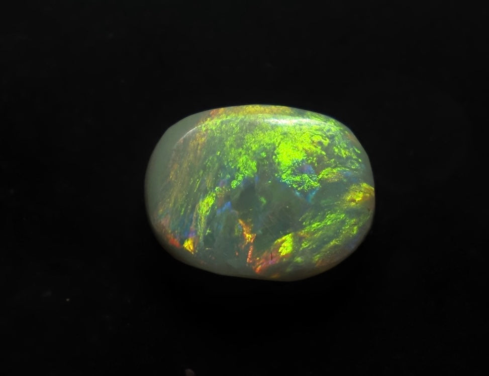 LIGHTNING RIDGE GREY BASE OPAL - 3.33ct - 12x15x3
