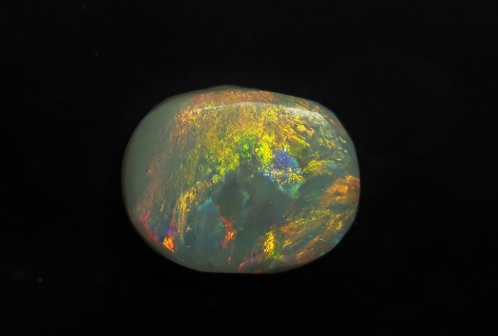 LIGHTNING RIDGE GREY BASE OPAL - 3.33ct - 12x15x3