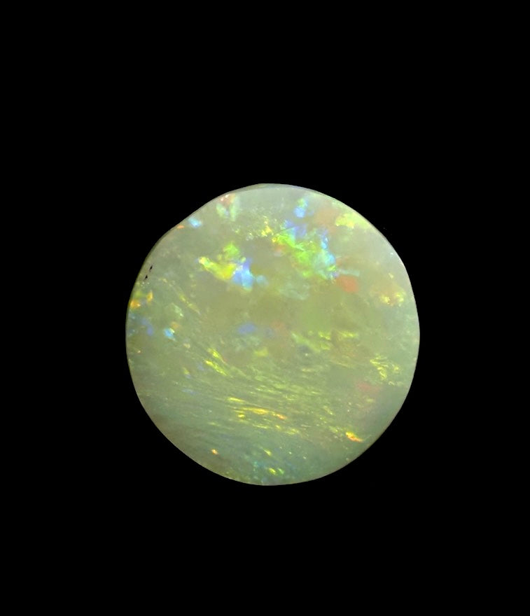 Coober Pedy WHITE OPAL 3.75ct 13.5mm